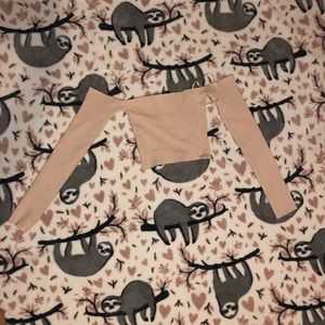 Off the shoulder crop top